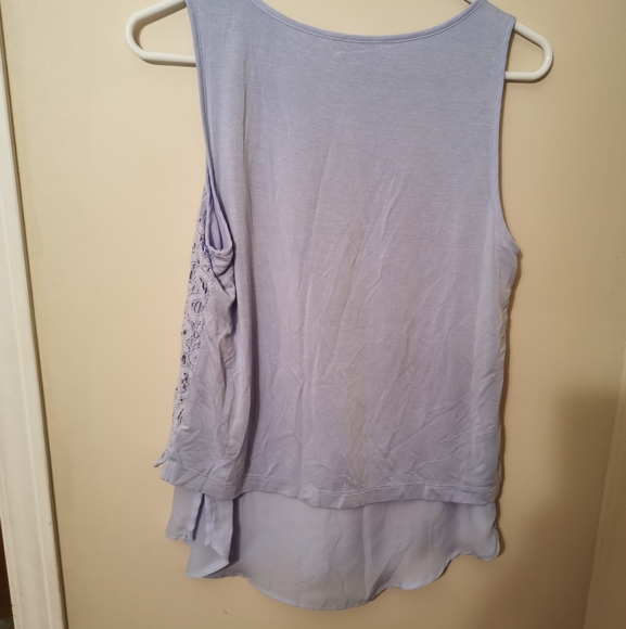 ALFRED SUNG sleeveless Tunic blouse Lace S - Picture 9 of 9